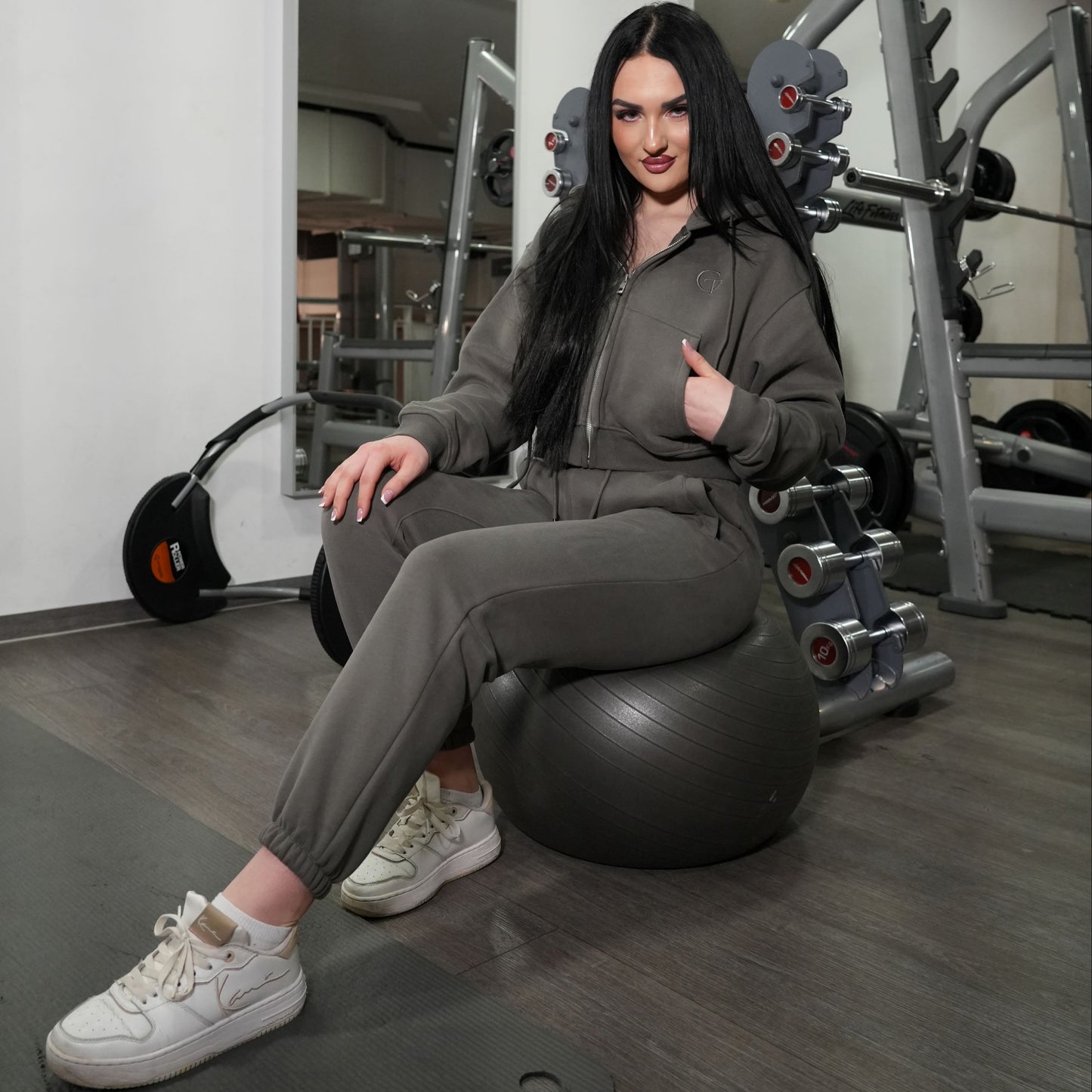 Tracksuit Navy Grün