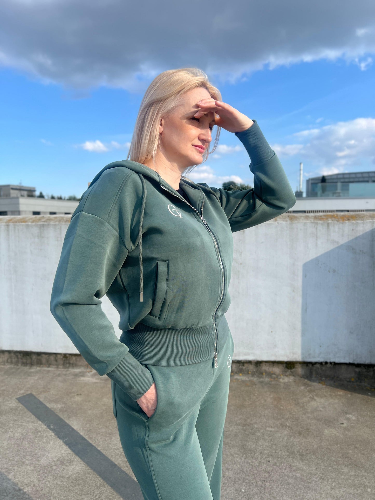 Tracksuit LUX dark green