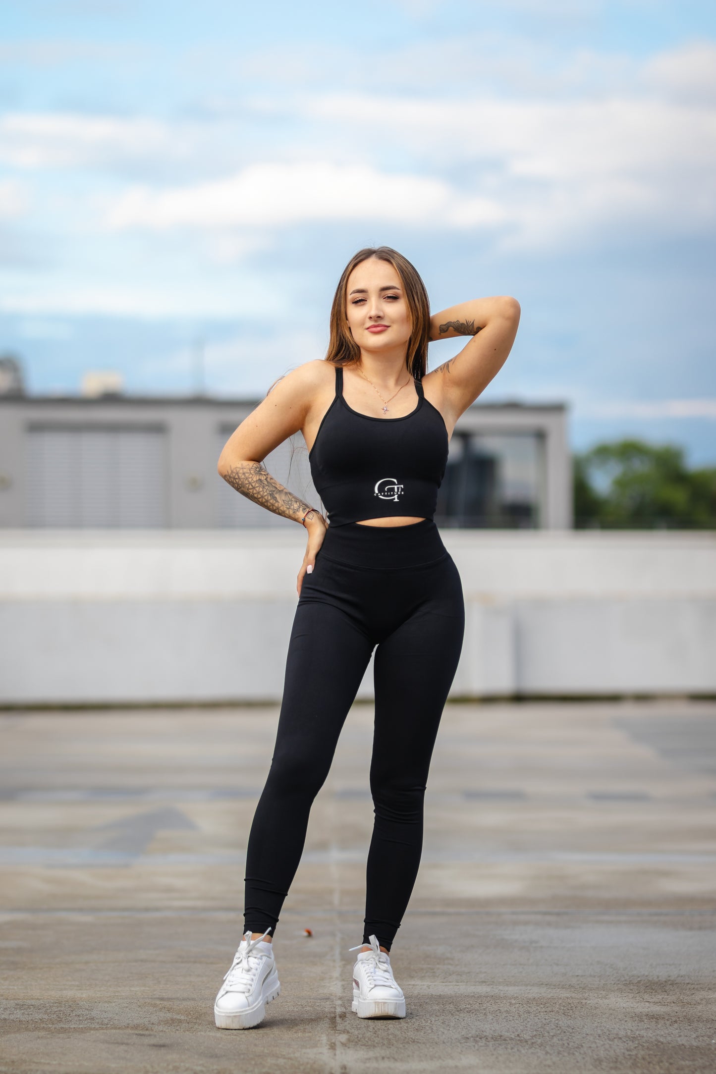 Focus Leggings Schwarz