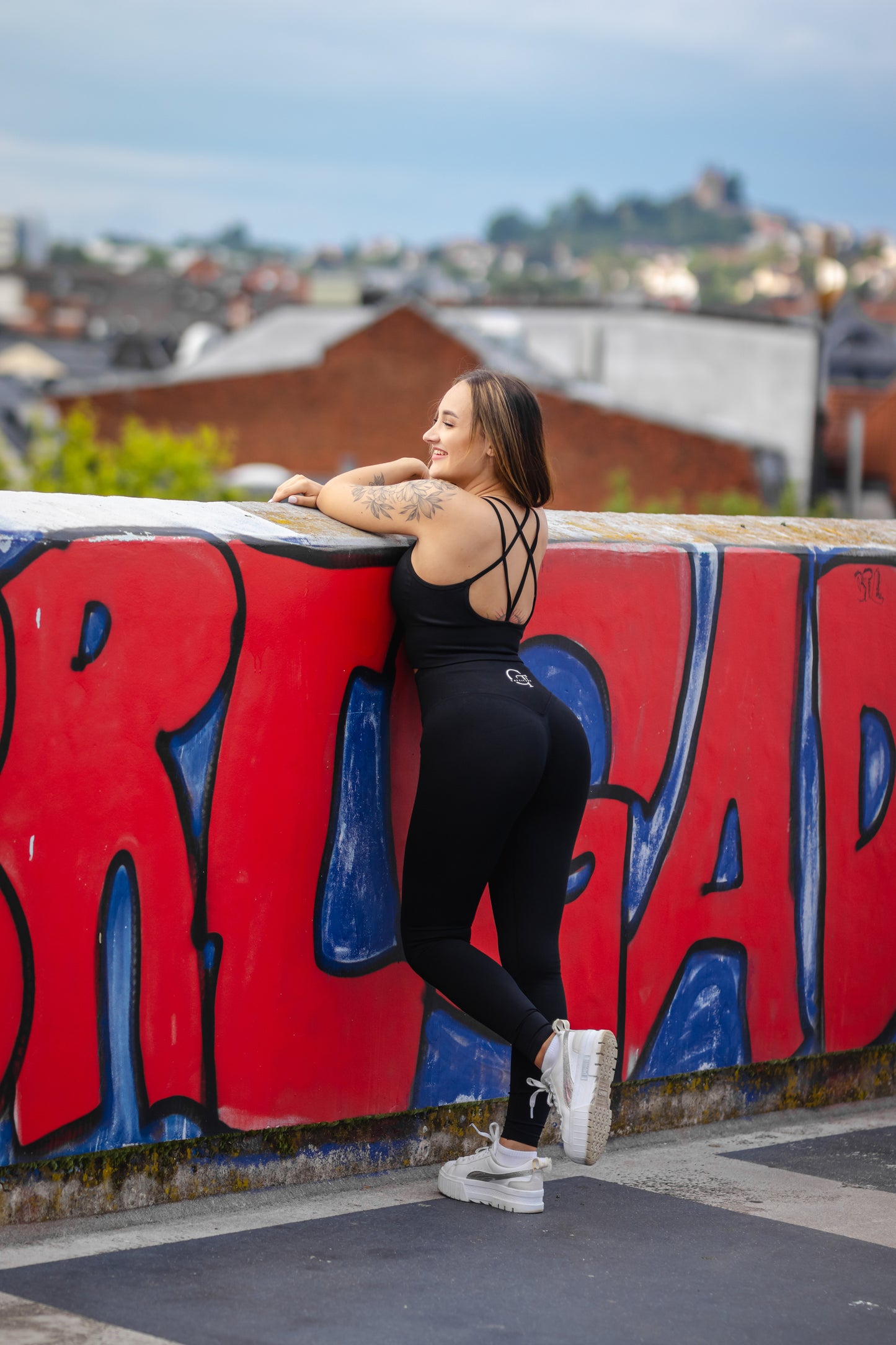 Focus Leggings Schwarz