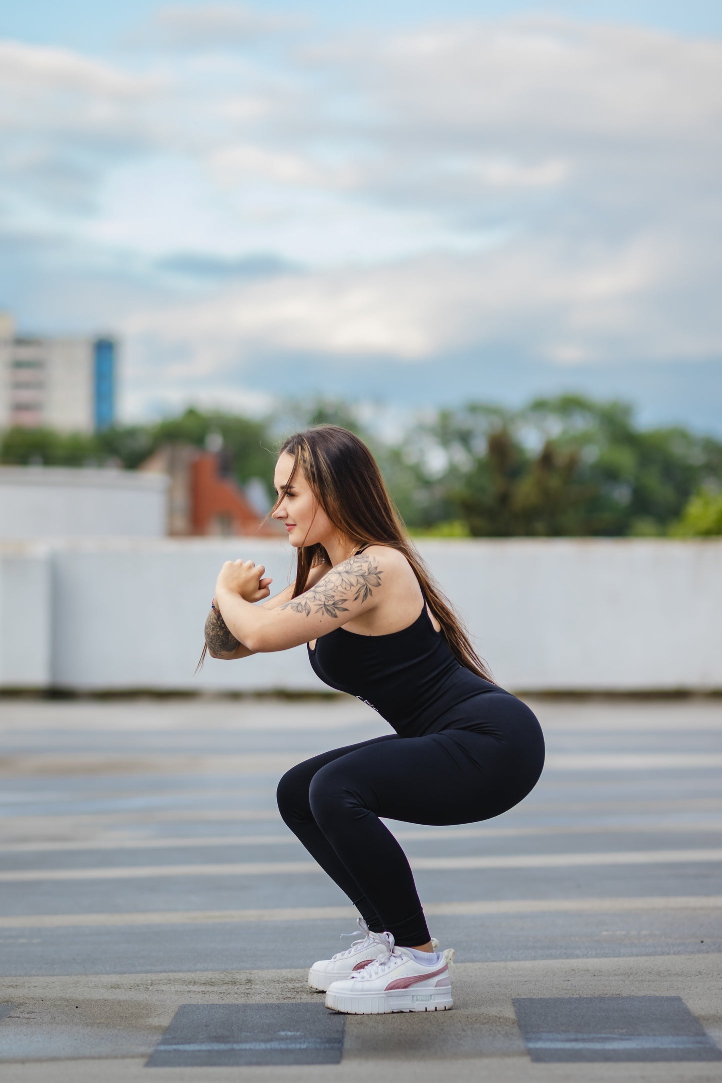 Focus Leggings Schwarz