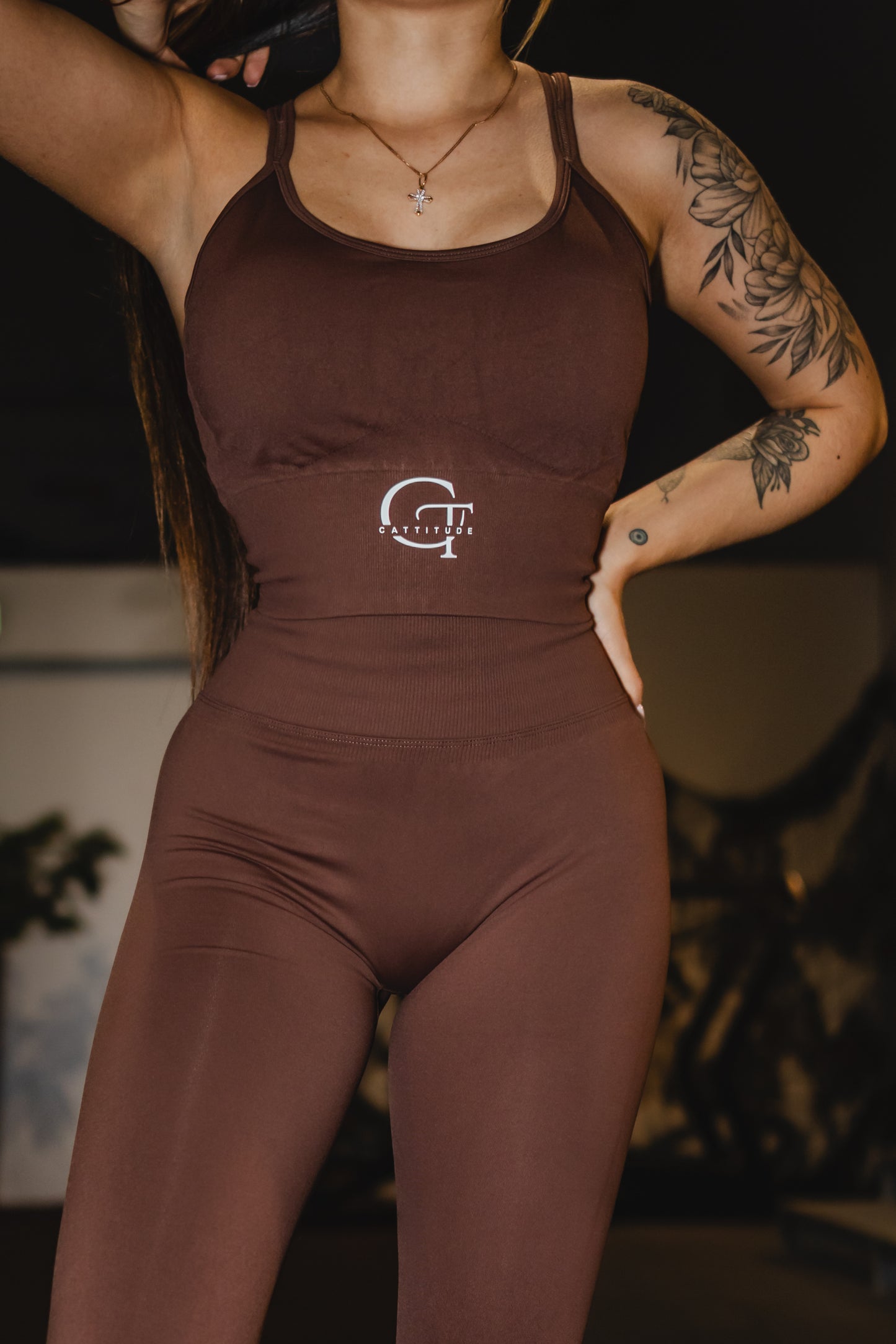 Focus Leggings Coffee