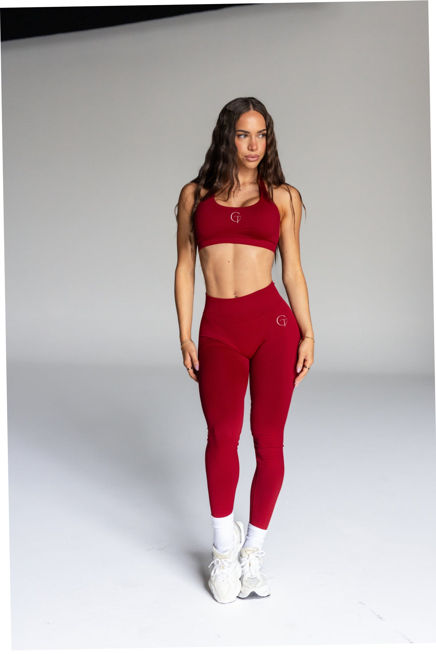 PREMIUM LEGGINGS Cherry red